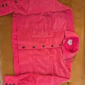 Urban Outfitters BDG Rodney Corduroy Cropped Button-Down Shirt